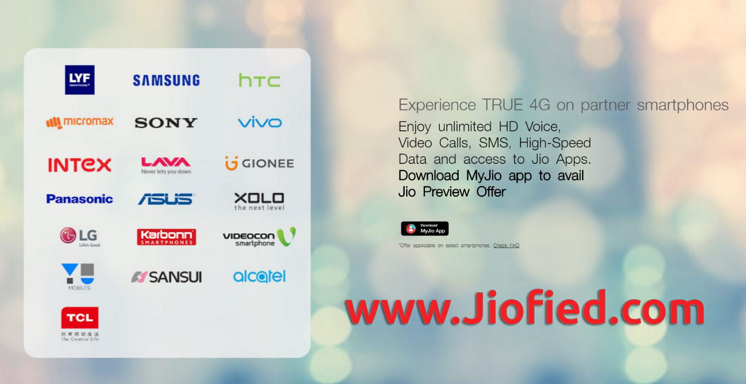 Reliance Jio 4G SIM offer